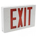 60761 | ValueLED EXIT1A/RDV/U/WH/EM Red Letter LED Exit Sign - 0.5W, 120/277V -  LeanLight