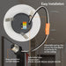 Euri Lighting DLC4-10W100swj Dimmable 4” Color Select Downlight Retrofit - 10W=50W -  LeanLight
