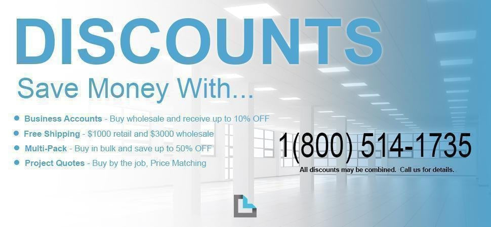 Discounts for Wholesale Lighting and Electrical at LeanLight.com-LeanLight