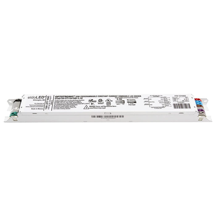 10 Pack - eldoLED 2743X3 OPTOTRONIC Programmable Linear 50 Watts Constant Current LED Driver, 0-10V White -  LeanLight