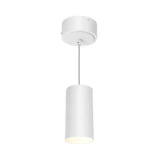 Euri LED 22W 3in Cylinder Pendant Light with Emergency Backup 5CCT White