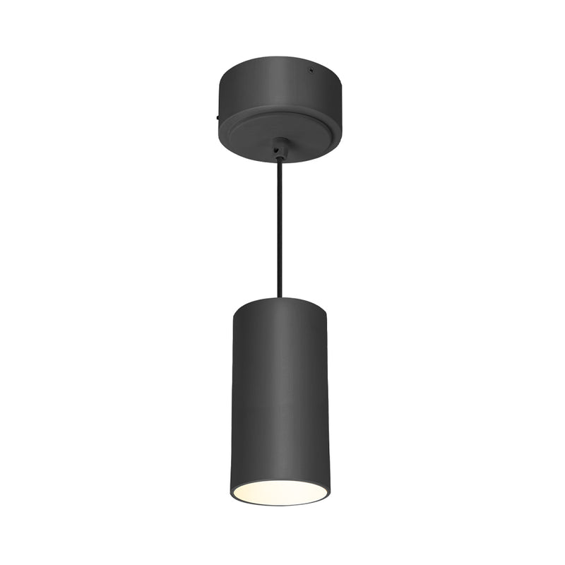 Euri Residential LED 22W 3in. Cylinder Pendant Light 5-CCT Selectable Black