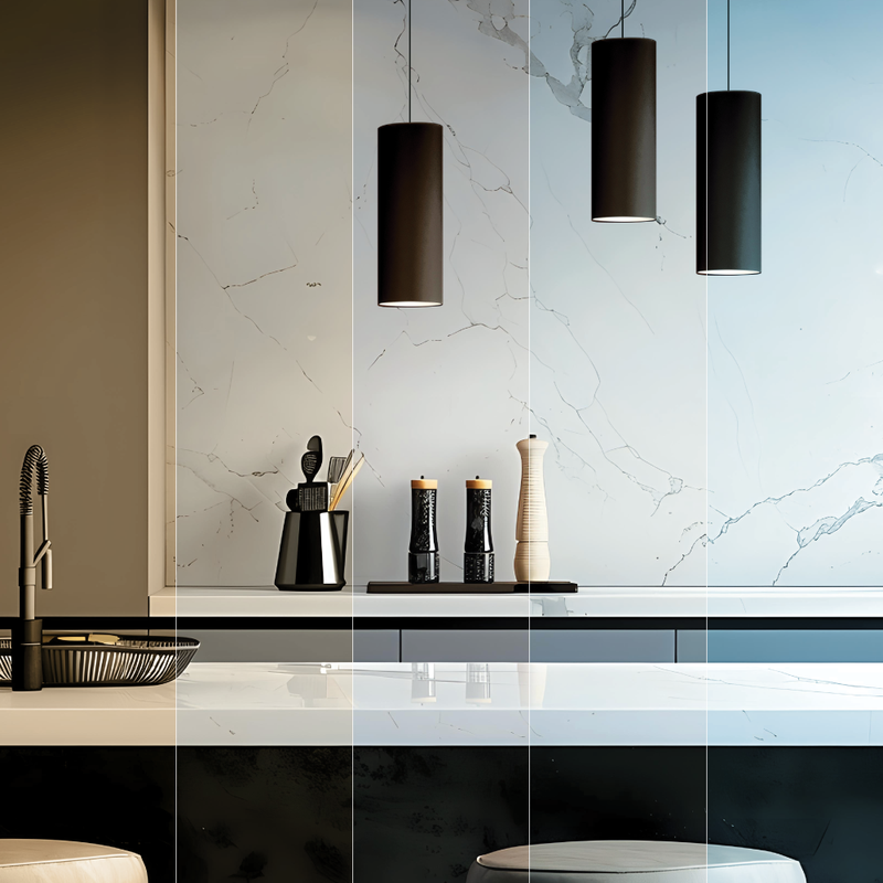 Euri Residential LED 22W 3in. Cylinder Pendant Light 5-CCT Selectable Black