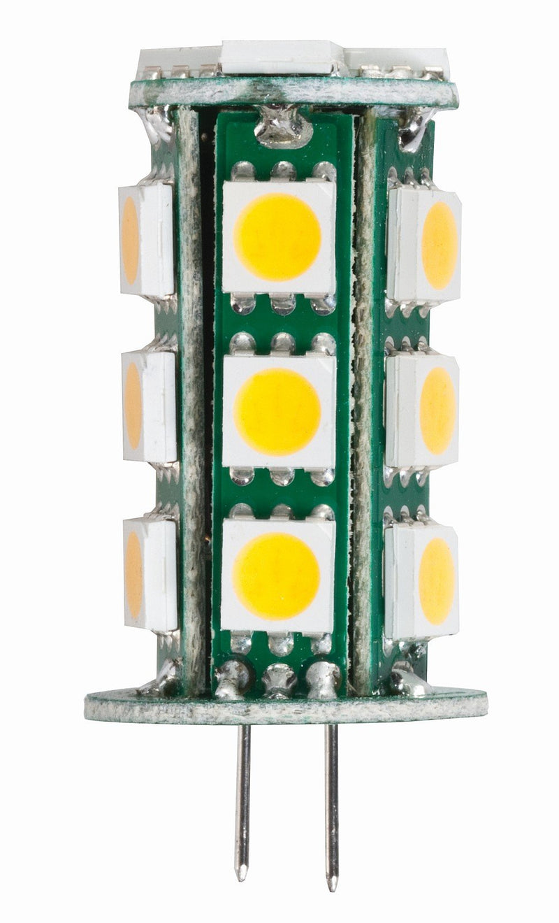 Halco JC20/2NW/LED (Case of 10) Non-Dimmable ProLED JC Light Bulbs - 80815, G3, 5000K, 2.4W