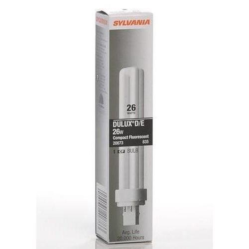 Sylvania 20673 | CF26DD/E/835/ECO Double Tube CFL 4-pin Base - 3500K