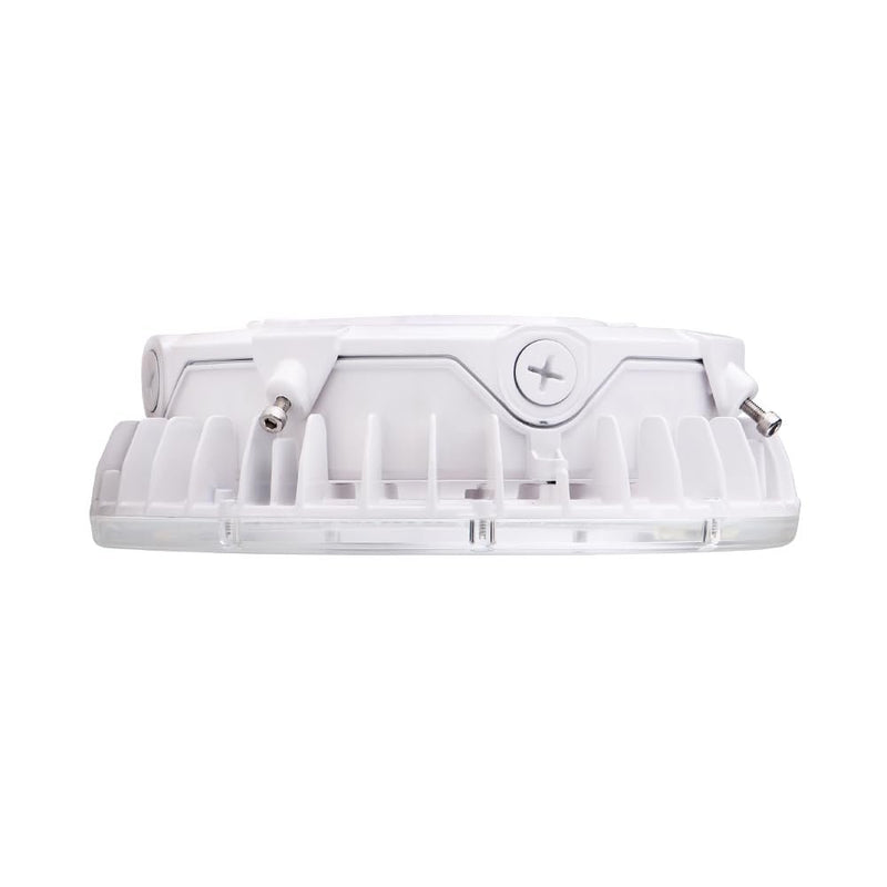 Euri Lighting ECR-55W103s, LED Canopy Light, 1-10V Dimmable, 6875-7700lm, 55W, 3CCT Selectable (3000/4000/5000K), 150° Beam Angle, IP65 Protection, Wet Rated (Pack of 1)-LeanLight
