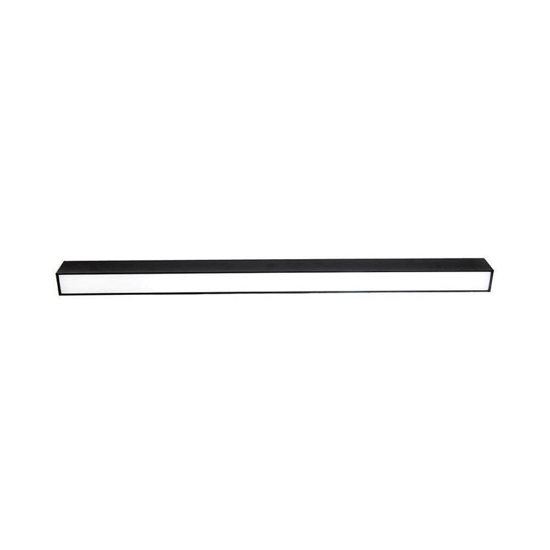Euri Lighting EUD4-50W103sw-B Direct/Indirect Black LED Suspension Light - 3000K-5000K, 50W, 4'-LeanLight