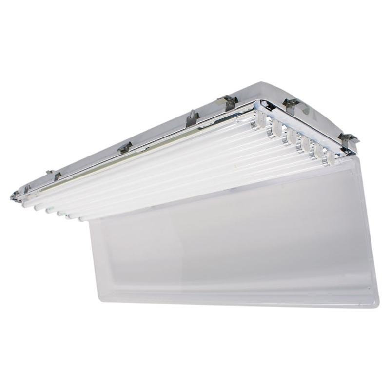 6 Lamp T8 LED Tube Vapor Tight High Bay - 5000K, 90W, 120/277V, 4'-LeanLight