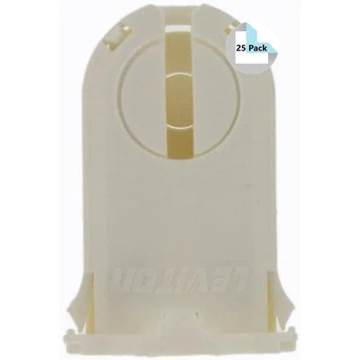 Leviton 13660-SWP (25 Pack) Tall Snap-in Non Shunted T8 Fluorescent Tombstones-LeanLight