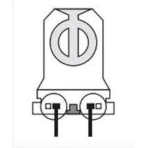 Leviton 13660-SWP (25 Pack) Tall Snap-in Non Shunted T8 Fluorescent Tombstones-LeanLight
