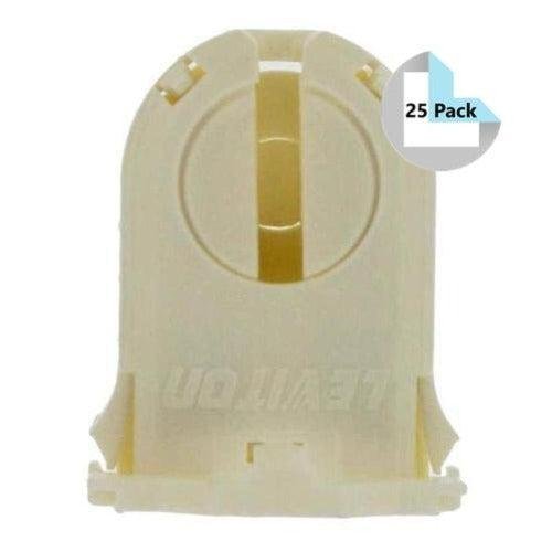 23661-SWP (25 Pack) | Medium Snap-in Shunted T8 Fluorescent Tombstones-LeanLight