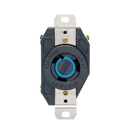 Leviton 20 Amp 250 Volt Single Locking Receptacle - 2320, L6-20R-LeanLight