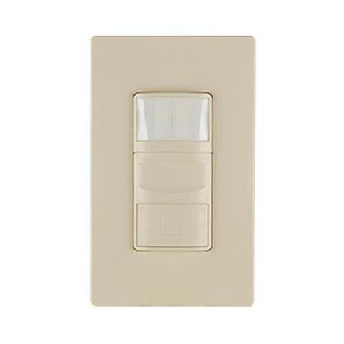 LDS-700SI | Dual-Tech Ivory Wall Switch Sensor with Wall Plate - HFD & PIR, 1 Pole, 120-277VAC-LeanLight