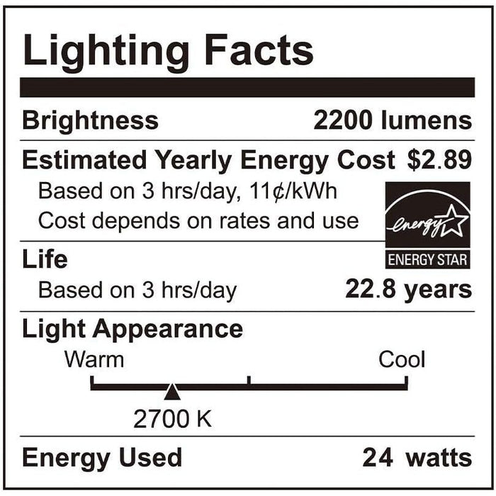 Euri Lighting Ceiling Light LED CL Dim/ES 2700 -  LeanLight