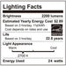 Euri Lighting Ceiling Light LED CL Dim/ES 2700-LeanLight