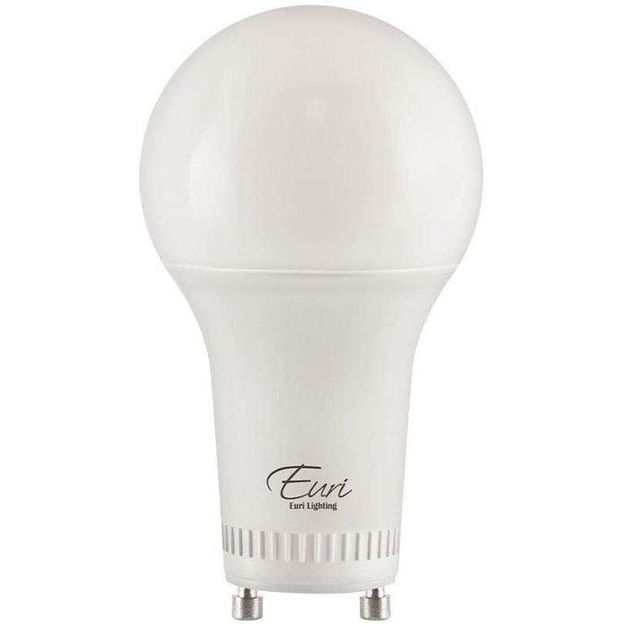 Euri Lighting EA19-14W1100eGV LED A19 Bulb with GU24 Base - 3000K, 14W=100W, 120/277V-LeanLight