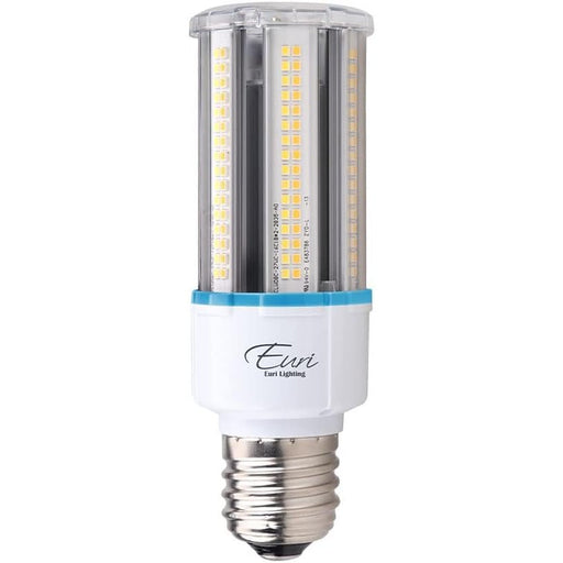 Euri Lighting ECB27W-303sw, LED Corn Bulb, CCT (3/4/5K) & Wattage Tunable (12/18/27W), AC100~277V, Step Dimming, IP64, Fully Enclosed Rated, DLC 5.1, UL, One Count 