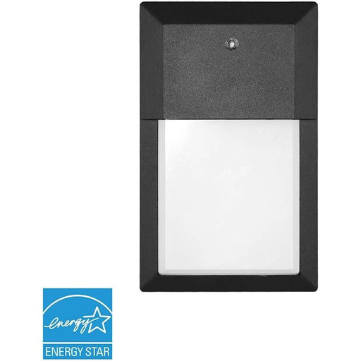 Euri Lighting EOL-WL02BK-2100e Mini LED Wall Pack with Photocell - CCT Selectable, 15.8W, 120V -  LeanLight