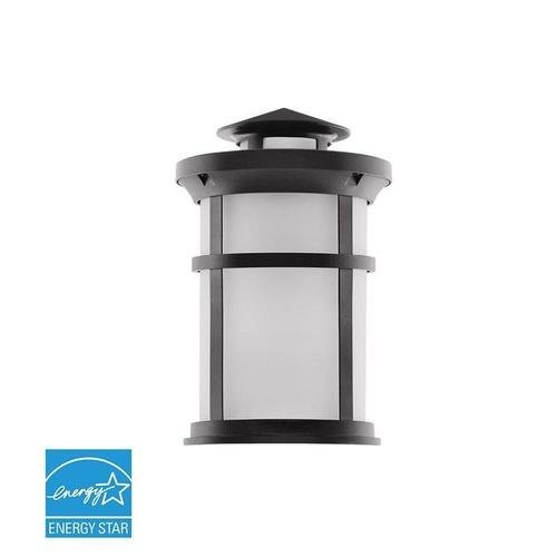 Euri Lighting EOL-WL11BRZ-1030e LED Bronze Cylinder Wall Lantern Frosted Lens - 3000K, 12.5W, 120V-LeanLight