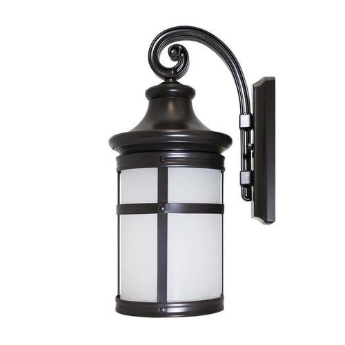 Euri Lighting EOL-WL17BRZ-1030e Oil-Rubbed Bronze LED Downbridge Wall Lantern - 3000K, 12.5W, 120V-LeanLight