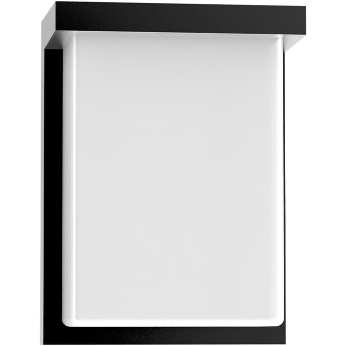 Euri Lighting EOL-WL60BK-1100esw, Outdoor LED Wall Light, Non-Dimmable, 3CCT Selectable (3K/4K/5K), 12/14/16W, 1440/1680/1742 lm, Matte Black, Wet Rated, Integrated LED Fixture (Pack of 1) -  LeanLight