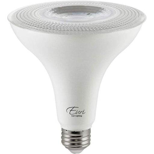 Euri Lighting EP38-15W6000e Dimmable LED PAR38, 15W (120W Equal) 1250lm, Soft White (3000K), 80CRI, 40° Angle, Damp Rated, UL, Energy Star, 3YR 25K HR WTY, One Count-LeanLight