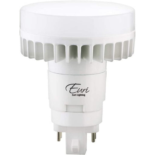 Euri Lighting EPL-2100Hv Hybrid (A+B) LED Horizontal PL Lamp - 3000K, G24Q, 12W=26W, 120/277V 