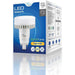 Euri Lighting EPL-2140Hv Non-Dim Hybrid (A+B) LED Vertical PL, G24Q, 12W (26W Equal) 1100lm, Bright White (4000K), 80 CRI, AC120-277V, 140° Angle, Damp Rated, UL, 5YR 50K HR WTY, One Count-LeanLight
