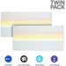 Euri Lighting ETF24-50W103sw-2 (2 Pack) 2x4 Color and Wattage Select Center Basket LED Troffer-LeanLight