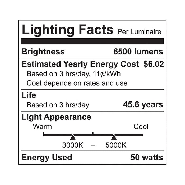 Euri Lighting EUD4-50W103sw-B Direct/Indirect Black LED Suspension Light - 3000K-5000K, 50W, 4' -  LeanLight
