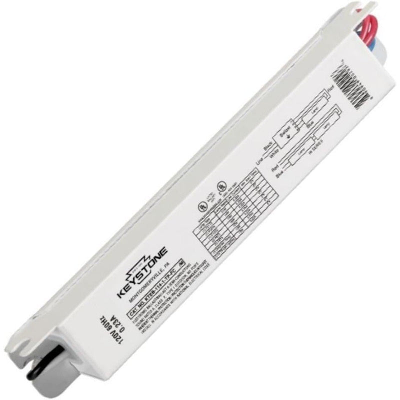 Keystone KTEB-114-1-TP-FC /P 1 or 2-Lamp T5 Electronic Ballast - 14W, 120V-LeanLight
