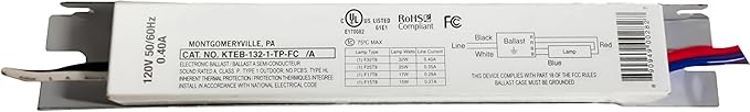 Keystone 1-Lamp 32 Watt T8 Fluorescent Ballast - KTEB-132-1-TP-FC-LeanLight