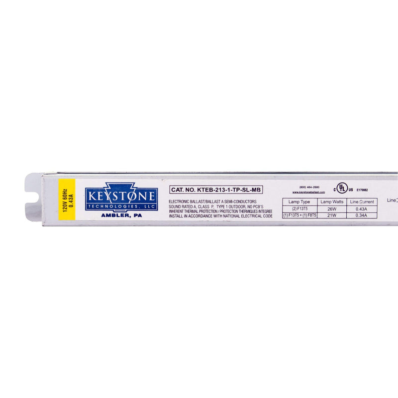 Keystone 00094 - KTEB-213-1-TP-SL-MB T5 Fluorescent Ballast-LeanLight