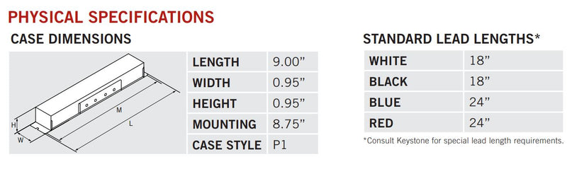 Keystone KTEB-213-1-TP-SL-MB 2-Lamp 13 Watt T5 Fluorescent Ballast-LeanLight