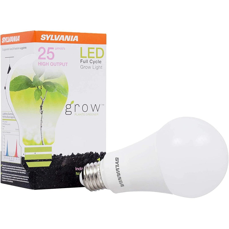 grow light bulbs for shop lights Sylvania 40023 A21 ULTRA LED Grow Bulb with E26 Medium Base