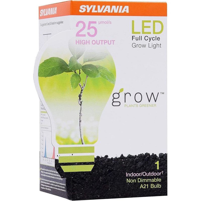 Sylvania A21 ULTRA LED Full-Spectrum Grow Bulb - 17W, 120V, 40023-LeanLight