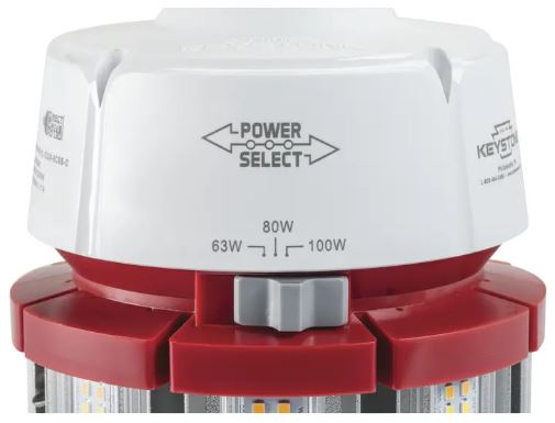 Keystone 100W Dual Selectable LED Corn Bulb with EX39 Base - KT-LED100PSHID-EX39-8CSB-D-LeanLight