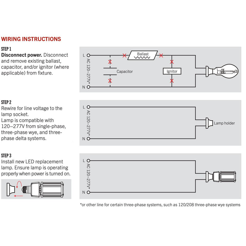 Keystone Technologies KT-LED18PSHID-E26-8CSB-D LeanLight