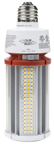 Keystone Selectable 27W LED Corn Bulb -18/22/27W, 30/40/50K, KT-LED27PSHID-E26-8CSB-D-LeanLight