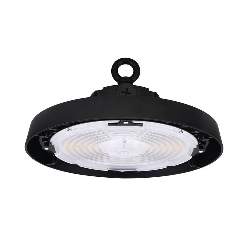 Euri Lighting EUHB-150W3000sw, LED UFO High Bay Light, 0-10V Dimmable, 20250–22550lm, 100/120/150W, 120-277V, 3CCT Selectable (3500/4000/5000K), IP65 Protection, UL, DLC, Wet Rated (Pack of 1)-LeanLight