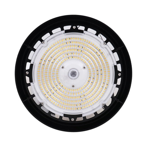 Euri Lighting EUHB-150W3000sw, LED UFO High Bay Light, 0-10V Dimmable, 20250–22550lm, 100/120/150W, 120-277V, 3CCT Selectable (3500/4000/5000K), IP65 Protection, UL, DLC, Wet Rated (Pack of 1)-LeanLight