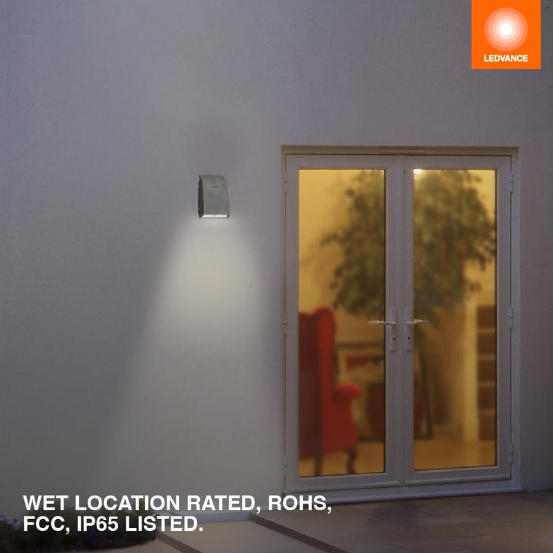 LEDVANCE Dual Selectable Slim LED Wall Pack with Photocell- 10/20/30W, 3/4/5K, 63839-LeanLight