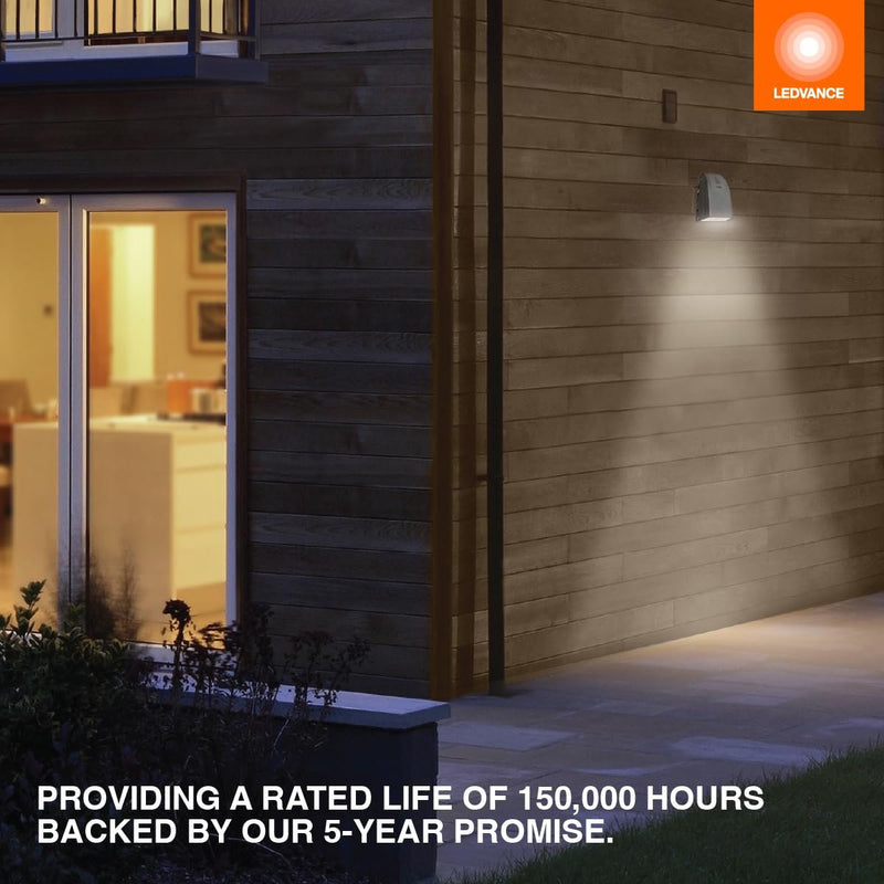 LEDVANCE Dual Selectable Slim LED Wall Pack with Photocell- 10/20/30W, 3/4/5K, 63839-LeanLight