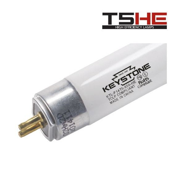 Keystone KTL-F14T5-850-HE-DP (2 Pack) T5HE Fluorescent Lamps - 14W, 120/277V, 2' -  LeanLight