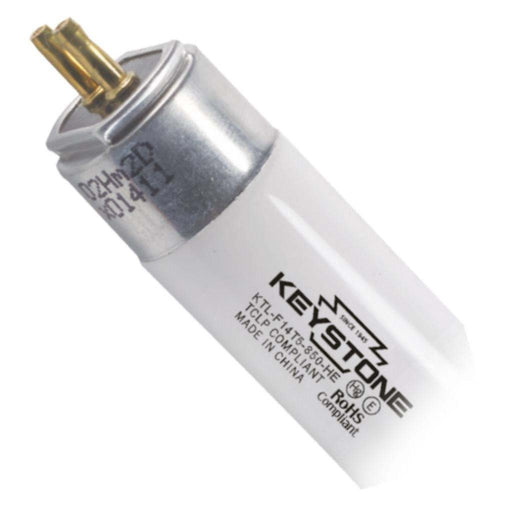 Keystone KTL-F14T5-850-HE-DP (2 Pack) T5HE Fluorescent Lamps - 5000K 