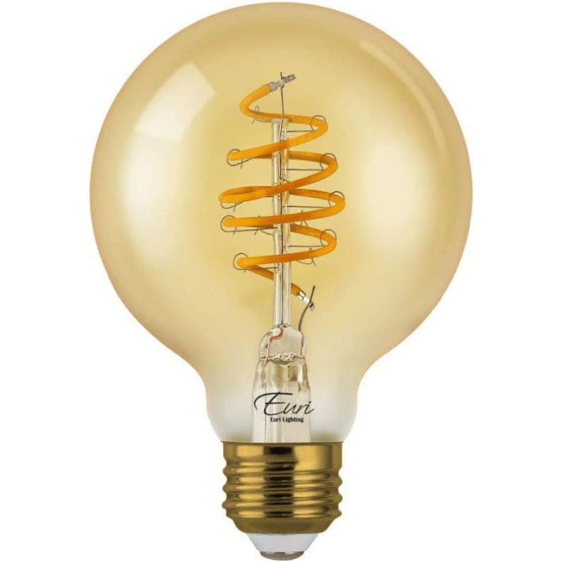 Euri Lighting VG25-3020ad Dimmable G25 LED Filament Bulb - 2200K, 4.5W, 250lm, E26, 120V-LeanLight