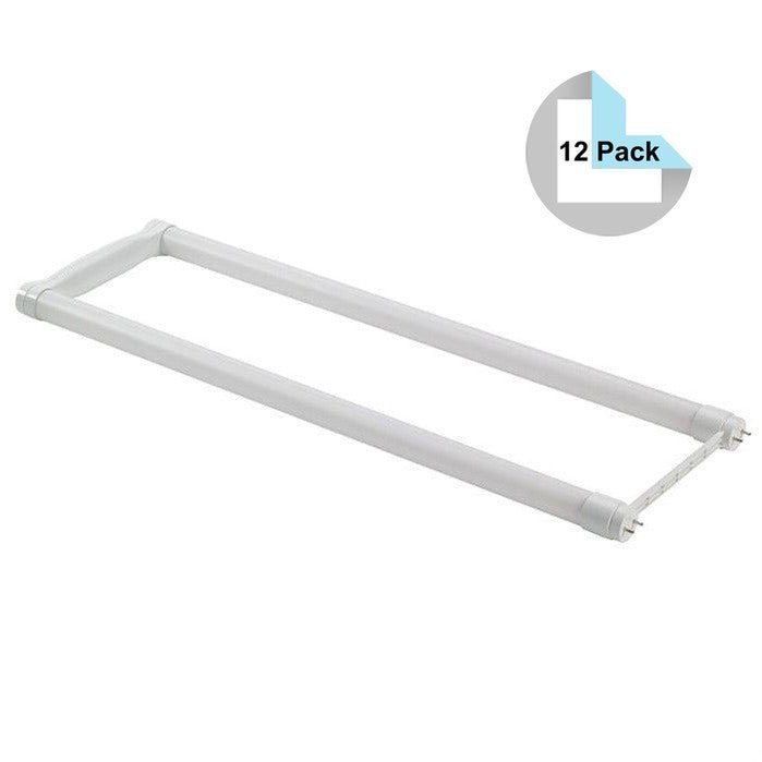 Keystone KT-LED18T8-U6GC-850-D (12 Pack) Direct Drive T8 LED U-Bend Lamps - 18W, 120/277V, 2'-LeanLight