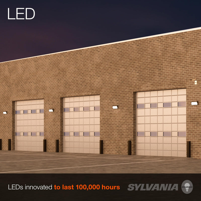 Sylvania LED Wide Flood Light Luminaire, 3 CCT Select 3000K / 4000K / 5000K-LeanLight
