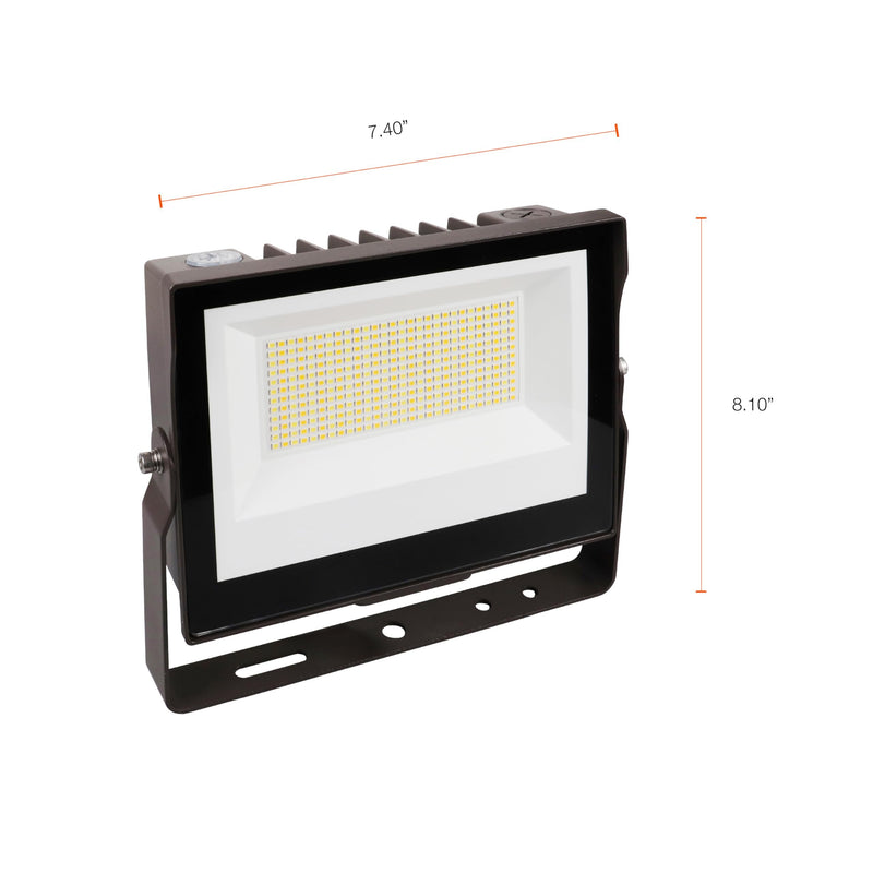 Sylvania LED Wide Flood Light Luminaire, 3 CCT Select 3000K / 4000K / 5000K-LeanLight