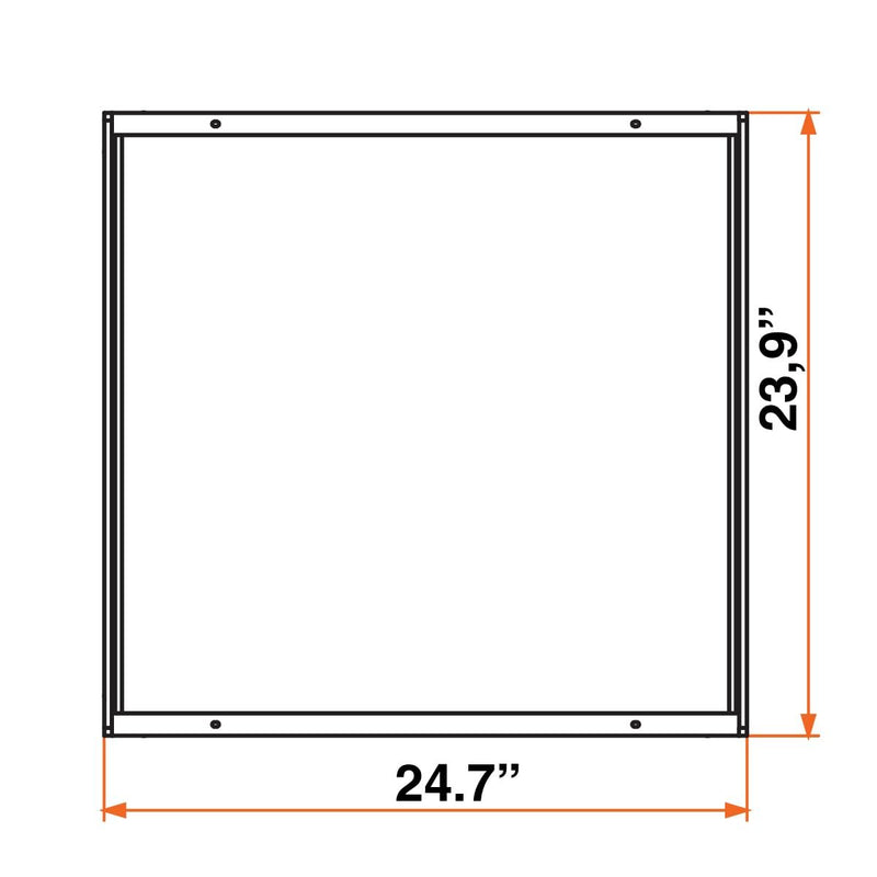 LEDVANCE Dual Selectable 2x2 Backlit LED Panel Light - 62698-LeanLight